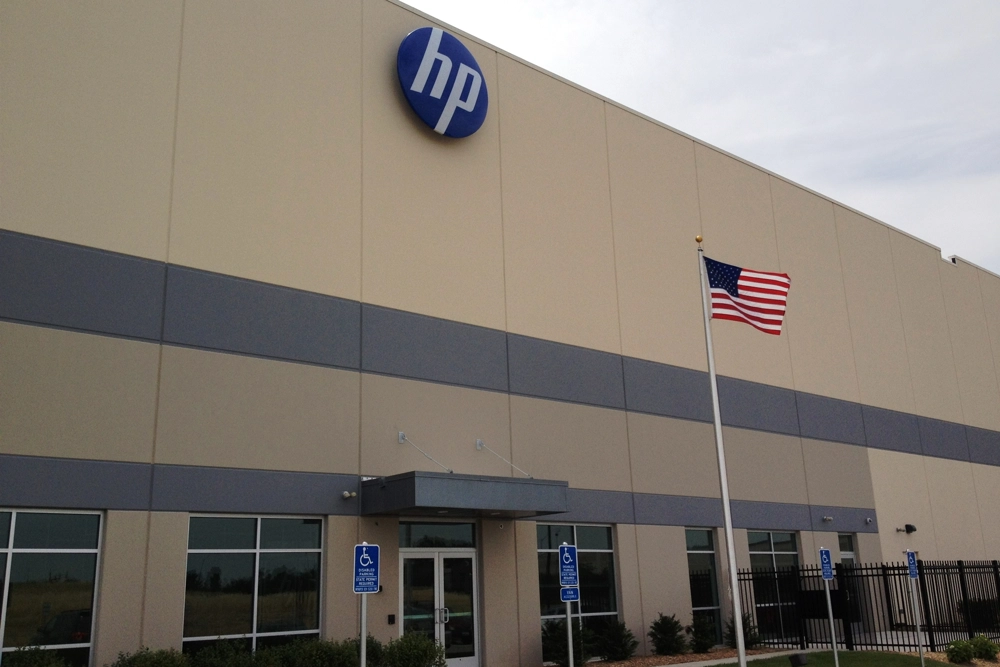 Hewlett Packard, industrial construction, industrial warehouse